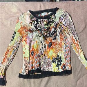 Floral Multicolor Women's Top
